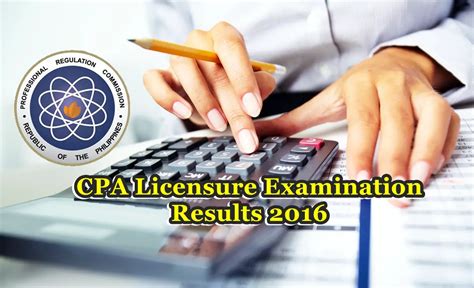 cpa results 2016|October 2016 Certified Public Accountant Licensure Examination .